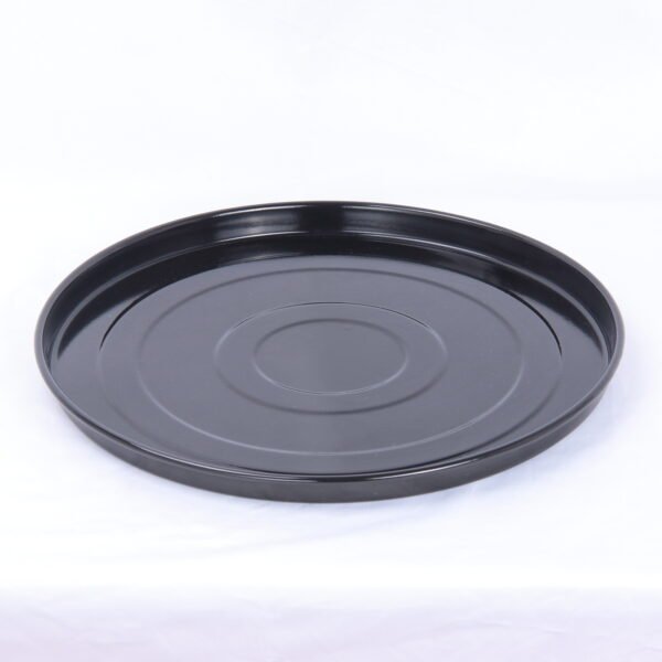 12 inch nonstick enamel coated pizza pan for oven & homemade pizza - Image 2